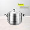 FATTBAO 201 Edelstahl 27cm Mehrschichtiger Dampfgarer Topf