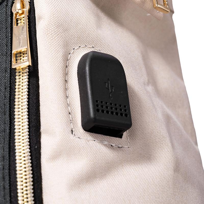 Large Capacity Oxford Mummy Bag Multifunctional Baby Bottle Thermal Insulation Travel Storage Bag Fashion Mummy Bag Hanging Bag