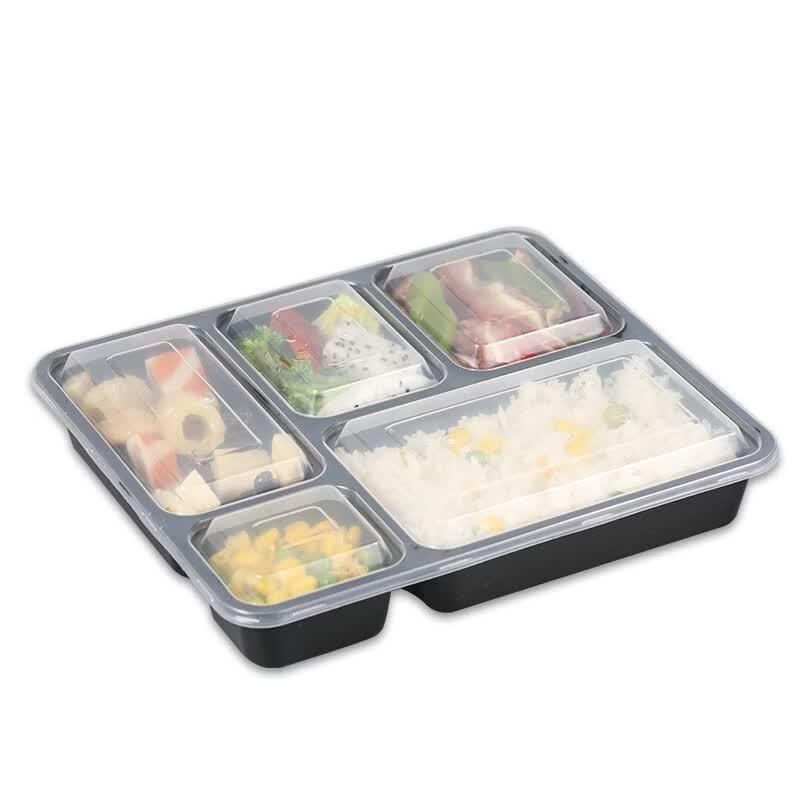 Disposable Square Multi-Compartment Meal Boxes