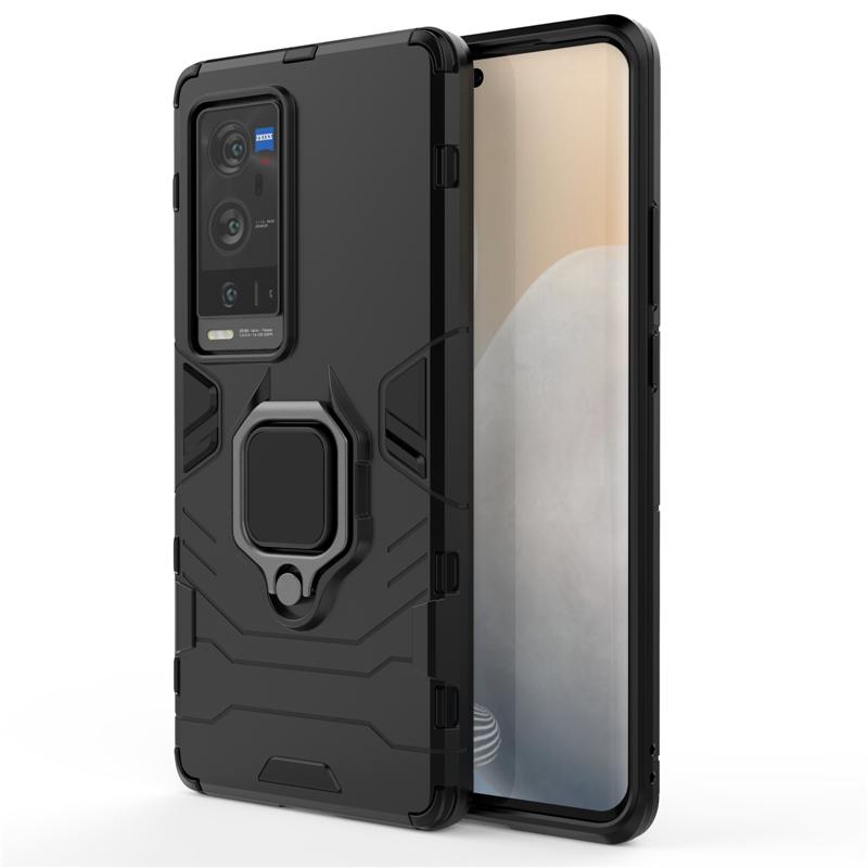 For Vivo X60 Pro Plus 5G Case Armor Magnetic Suction Stand Full Edge Cover For Vivo X60 Pro Plus Case For Vivo X60 X70 Pro+ 5G