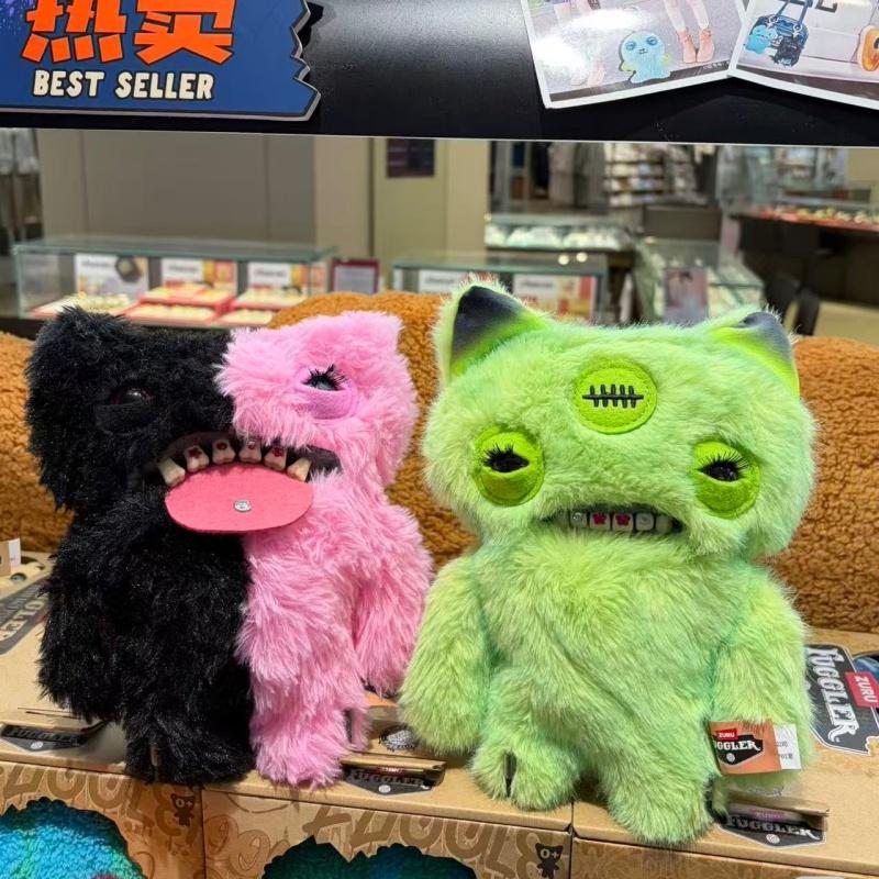 Fuggler Baddies Seria Lalka Pluszowa Wypchana Brzydka Kawaii Zęby Potwór Ząb Akcesoria Nowy Zabawny Trend Prezent Urodzinowy Zabawka