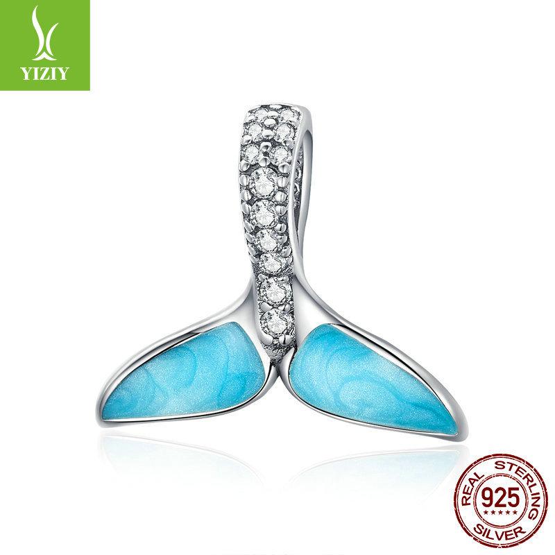 Ocean Charm S925 Sterling Silver Beads Fashion Diy Jewelry Silver Accessories