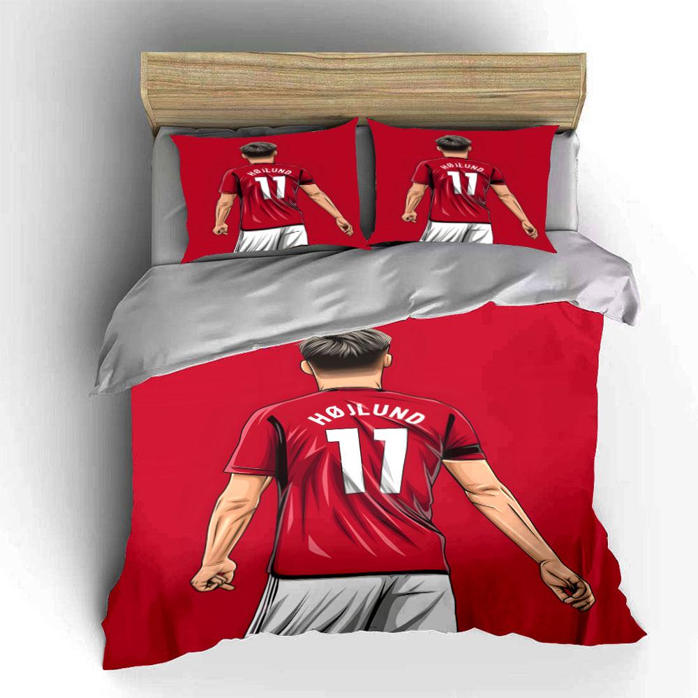 Footballer-themed bold design. Bedding sets Duvet cover sets Duvet covers Pillowcases(1 * Duvet Cover 2 * Pillowcases, without duvet insert)
