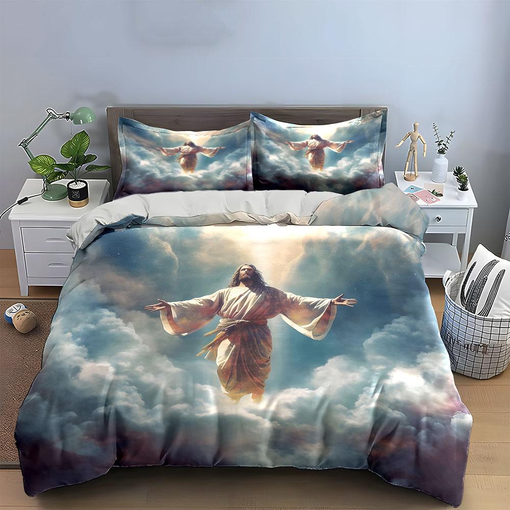 Heavenly Embrace of Light Bedding Sets Duvet Covers Pillowcases(1* Duvet Cover 2* Pillowcases Without Duvet Insert)