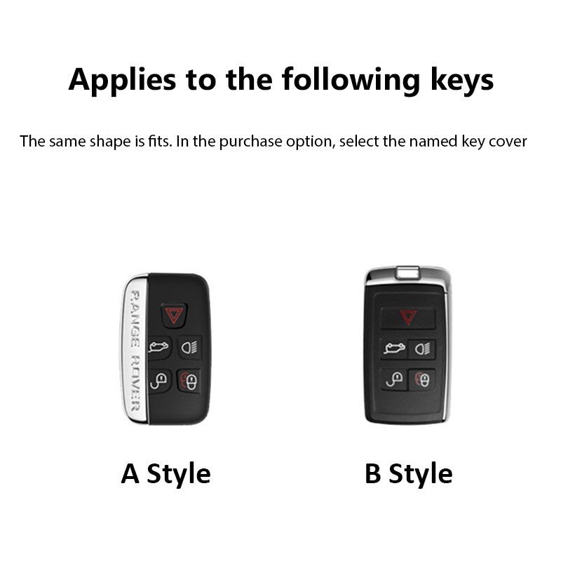 TPU Leather Car Key Case Cover Holder for Land Rover A9 Range Rover Sport Evoque Freelander 2 Velar Jaguar XE XJ XJL XF E-PACE