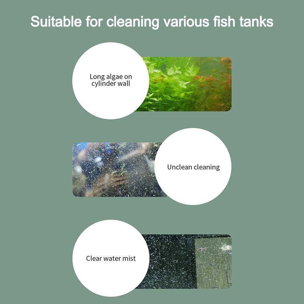 Scratch-resistant Aquarium Cleaner Magnetic Glass Cleaner  for Fish Tank