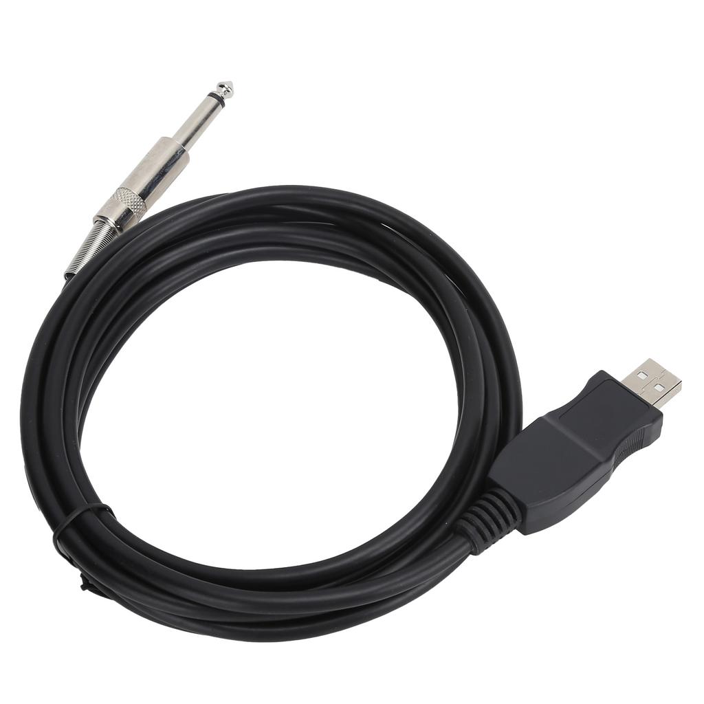 Guitar USB Cable 3 Meters Compatible with The Computer Connection Instrument Cable for Electric