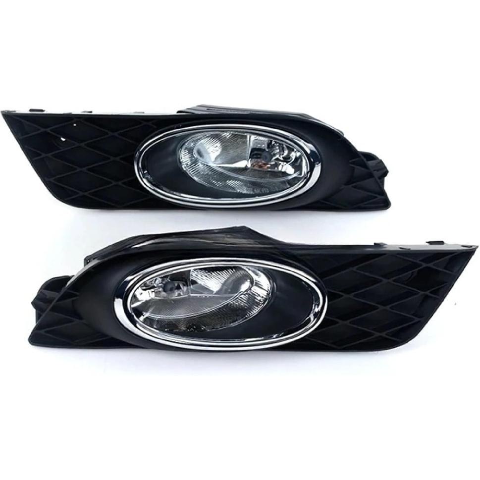 Car Front Bumper Fog Light Fog Lamp No Bulbs Compatible For Honda CIVIC 2012 2013 33950-TR0-H11 33900-TR0-H11 Foglight Foglamp With Cover(Only 1