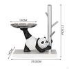 Adorable Panda Resin Figurine Organizer Tray for Home Office Decor