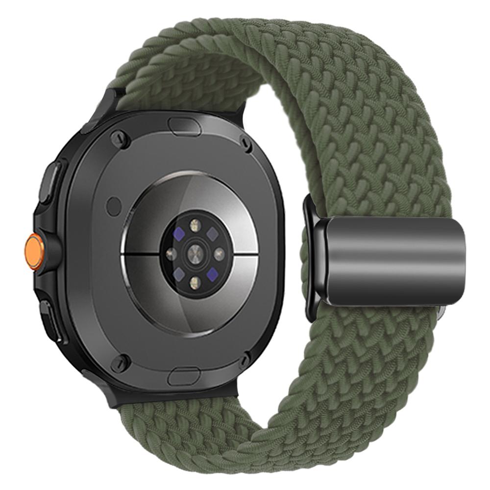 Wrist Strap for Samsung Galaxy Watch8 44mm/40mm/Watch8 Classic 46mm Magnetic Clasp Woven Nylon Watch Band