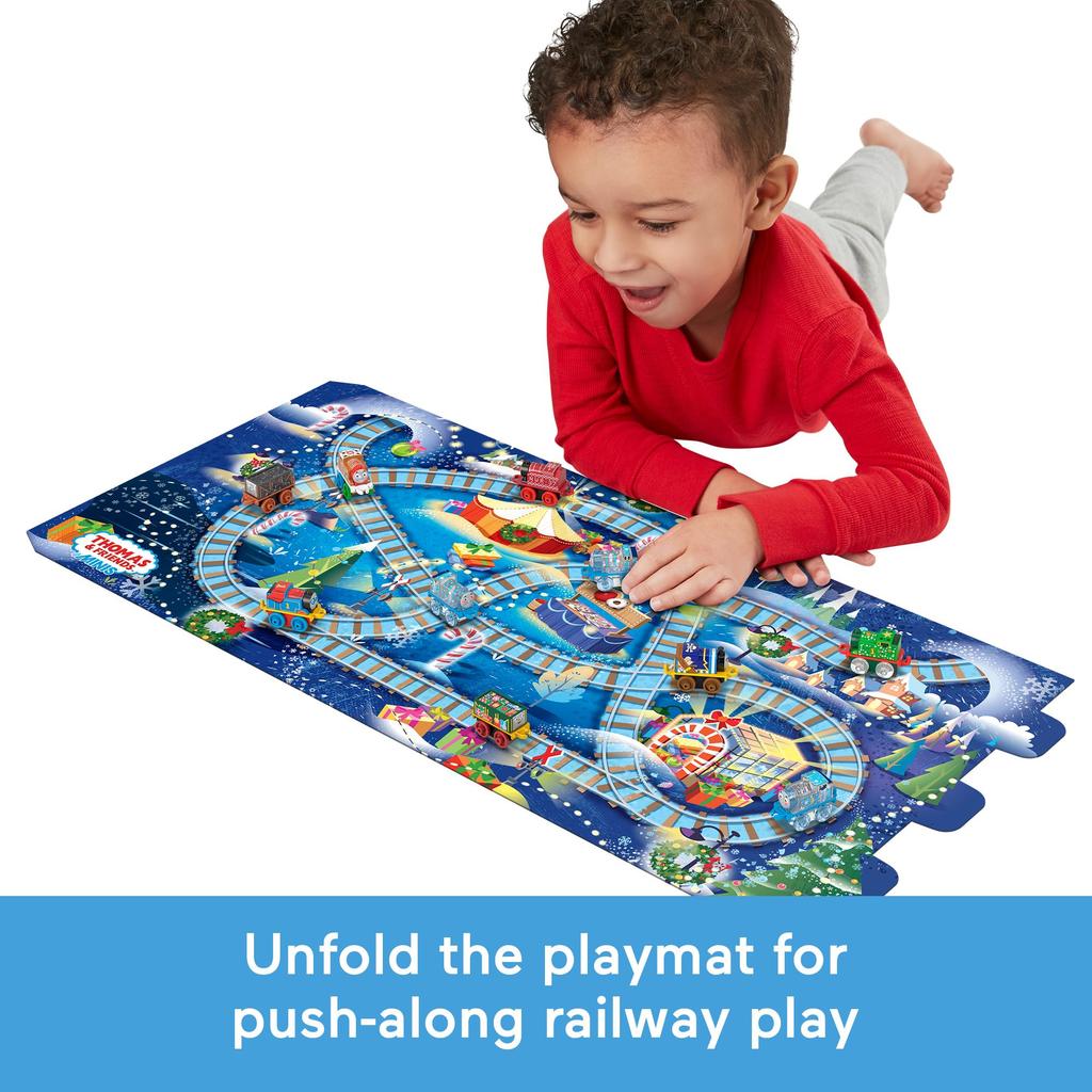 Thomas & Friends Mini Advent Calendar 2024 - 24 Mini Train Toys, Christmas Gift for Preschool Kids 3+