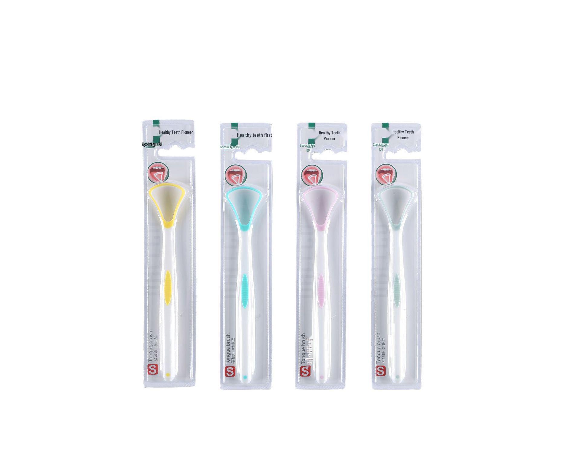 

Jian Tongue Scraper: Oral Cleaning Tool for Fresh Breath - Single Pack.