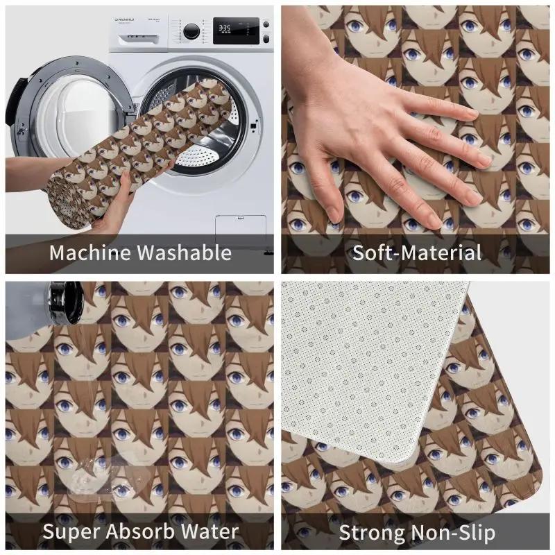 Genshin Impact Cursed Childe Front Floor Door Entrance Mats Indoor Manga Kitchen Bath Doormat Garden Carpet Rug