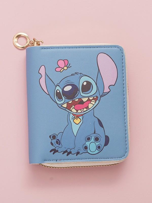 Women's Purse with Card Slots - Small Zipper for Change and