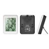 LCD Digital Indoor  meter Hygrometer Room C/F Temperature Humidity Monitor Gauge  -Hygrometer with Back Stand