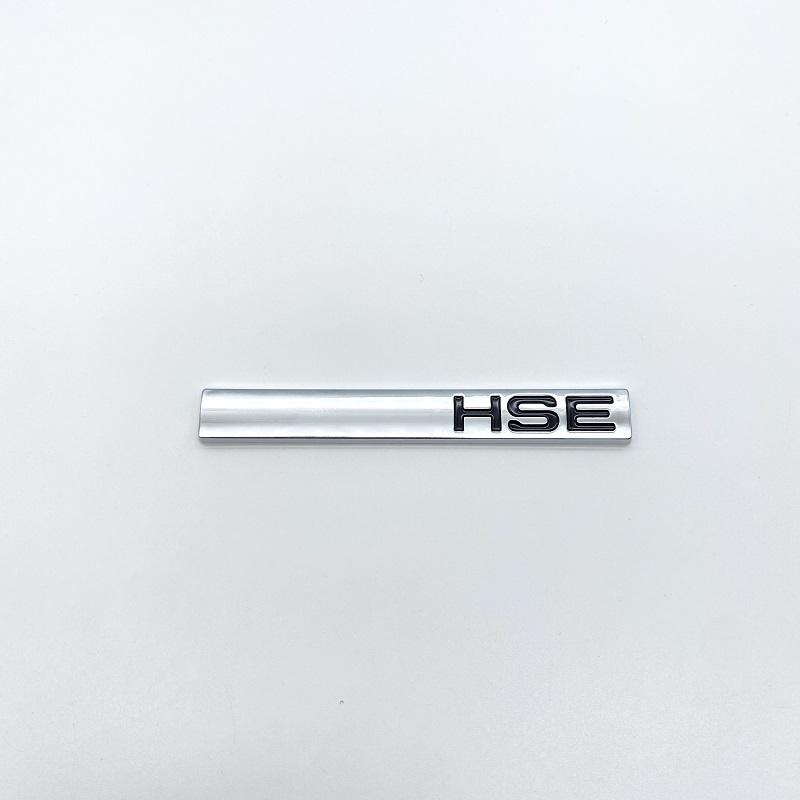 1Pc 3D Glossy Matt Black Chrome Silver Red HSE Exterior Decoration Emblem Car Rear Trunk Decals Upgrade Logo Sticker for SUV Car