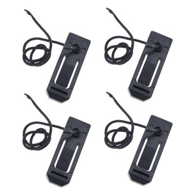 4 Stück Wasserski-Board Fischflossen-Clip-Schnalle Flossen-Splitter-Riegel Longboard-Surfflossen-Clip Surfbrett-Heck-Clip