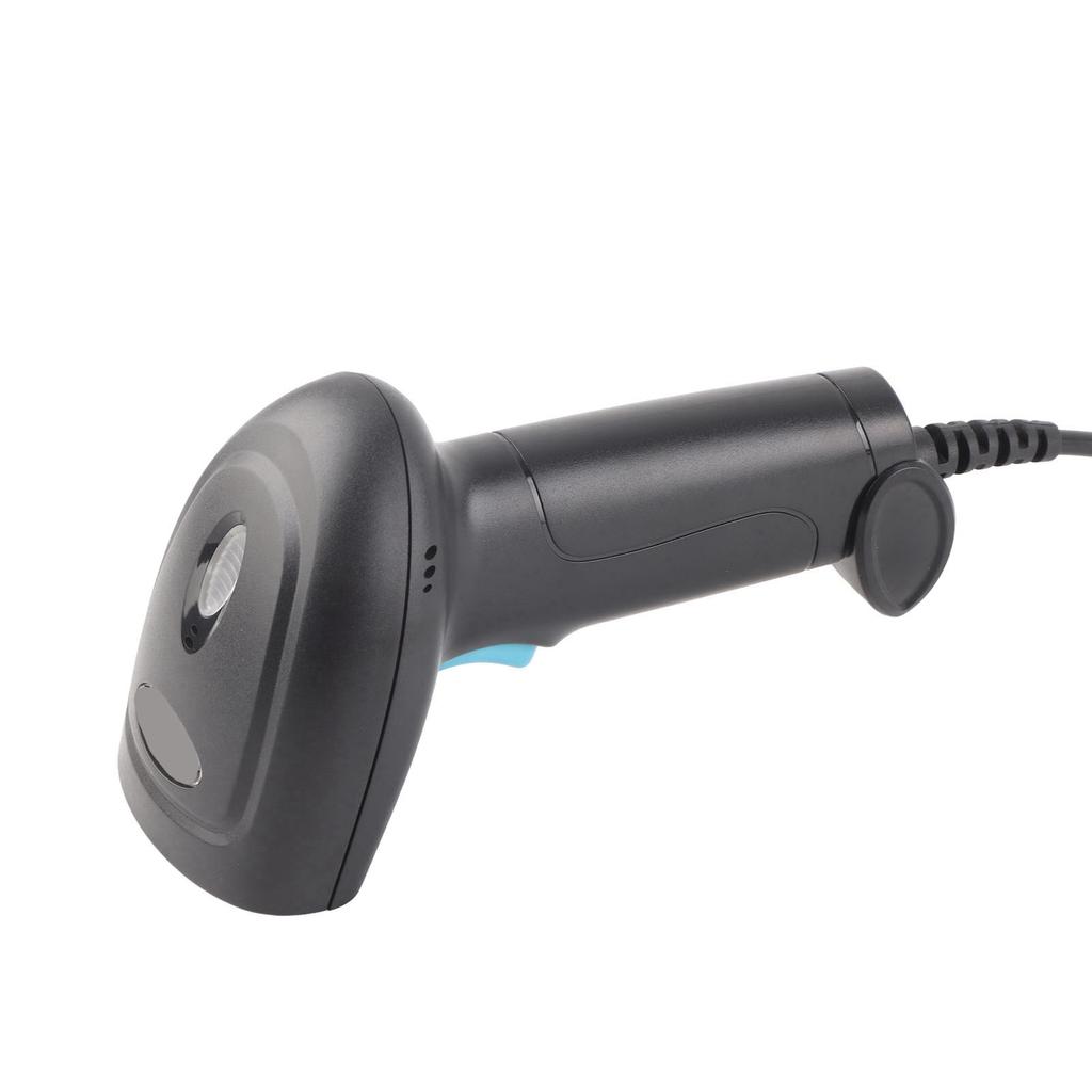 1D Barcode Scanner Wired Ergonomic Handle IP54 Waterproof Dustproof Fast Accurate Scanning USB