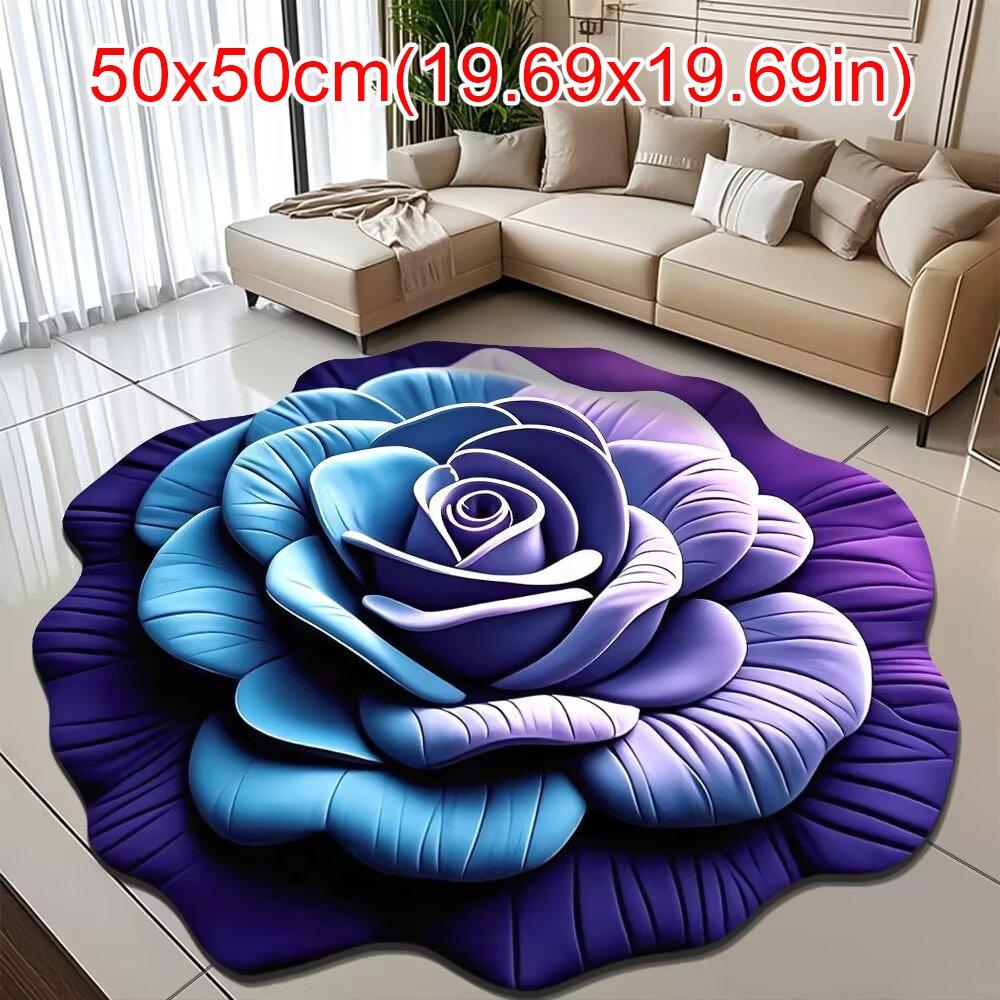 

Мягкий цветочный ковер, специальная форма дверного уплотнителя, коврик для пола в ванной комнате, для гостиной, чайного столика, прикроватной тумбочки Style 9