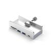 Hub USB 3.0 cu Clip de Spate și Splitter de Alimentare - Dock de Expansiune cu 1 la 4 Porturi