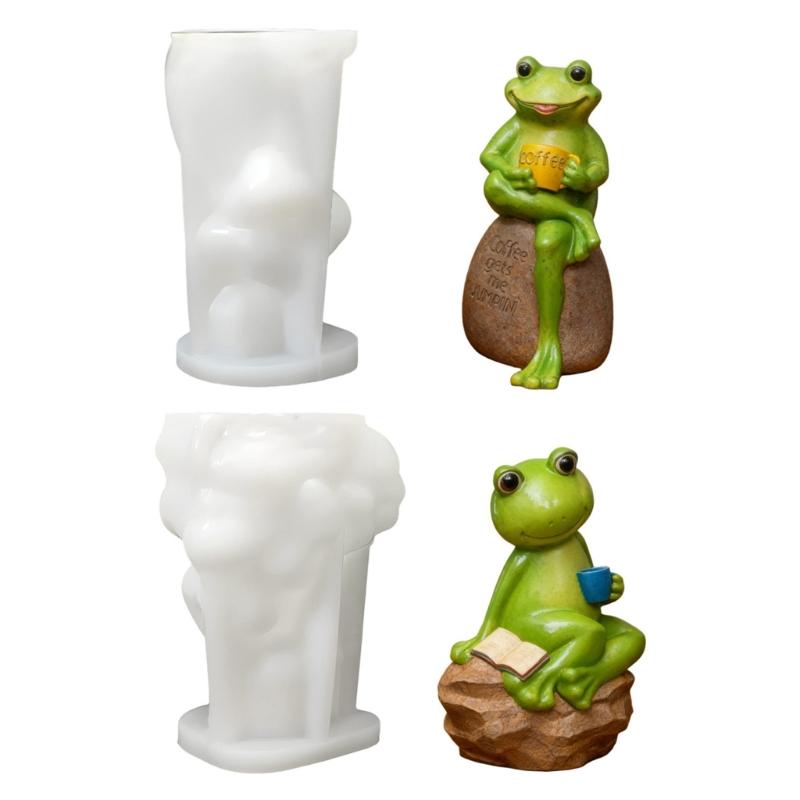 Food Safe Silicone Frogs Shaped Mould Multipurpose For Baking Candle Making Projects
