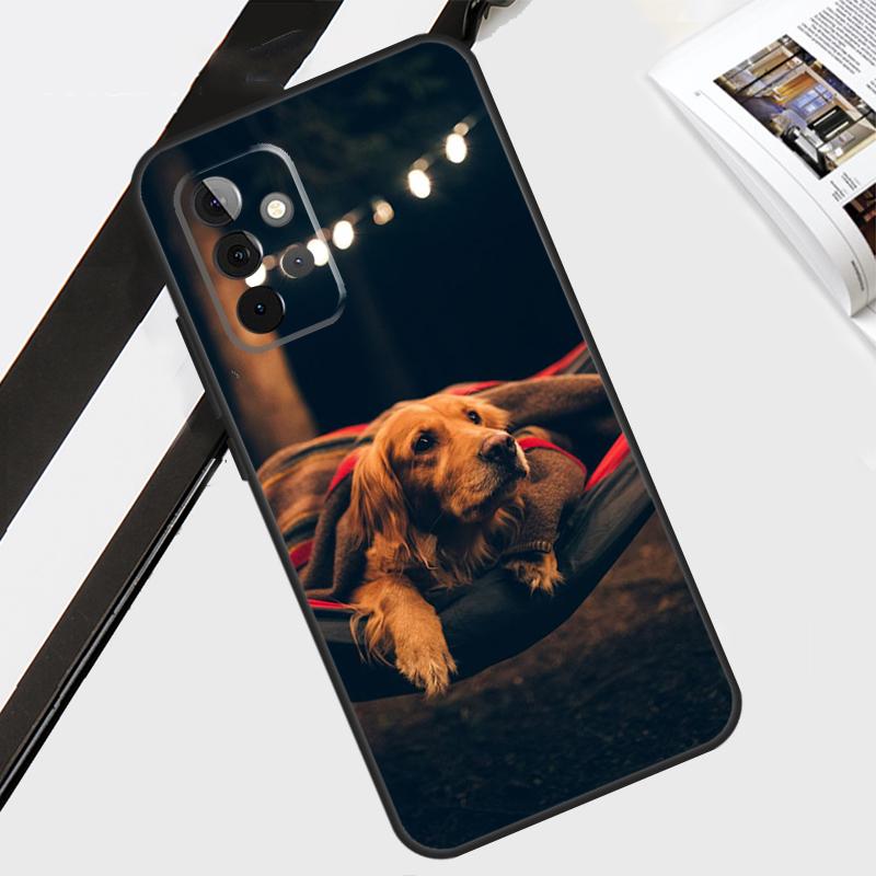 Golden Retriever Friend Case For Samsung Galaxy A12 A22 A32 A52 A56 A36 A26 A16 A06 A54 A34 A14 A13 A53 A15 A35 A55