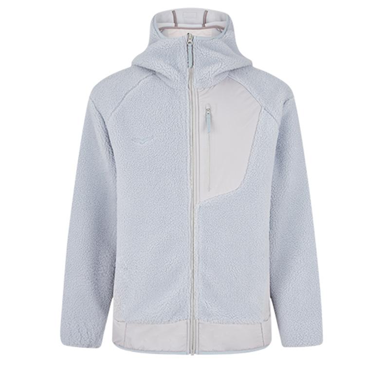 HOKA One One Fleece Aw24 Fz Hoodie Men Hoodies Cosmic-Gray 1171824