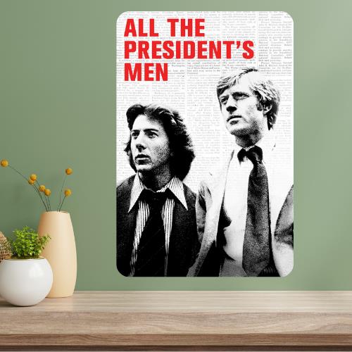 

All the Presidentaposs Men Metal Movie Poster Sign 20x30cm（7.8x11.8inch）