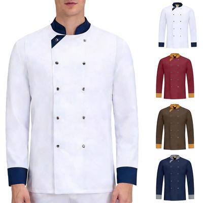 Unisex kofta - knapp långärmad kockuniform