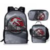 Jurassic Park Trendy Backpack European and American Retro Schoolbag Fourth Grade Bag Dinosaur Backpack