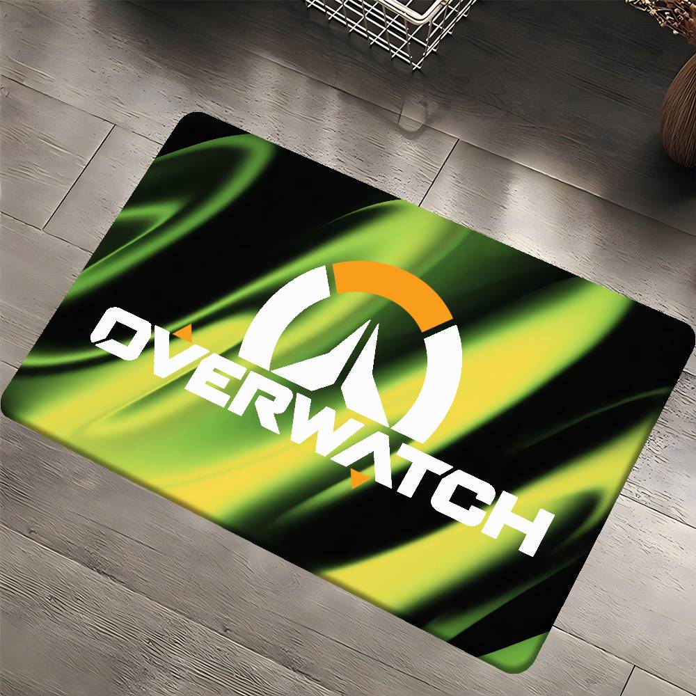 O-Overwatch Games LOGO Kitchen Mat Cheaper Anti-slip Modern Living Room Balcony Printed Modern Home Decor