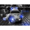 Dreamy Sports Car Animal Poster: Creative Wall Art for Bedroom, Bar, or Study