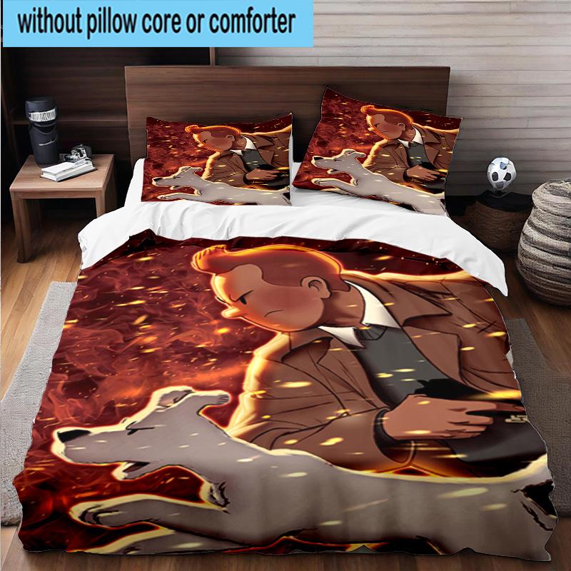 3PCS Adventure In The City 3pcs Bedding,Including 3PCS Duvet Cover And 2pcs Pillowcases Perfect for Christmas,Ideal for Bedroom, Dormitory