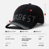 Retro Letter Gray Baseball Cap Women's Wide Brim Big Face Showing Face Small Cap Versatile Big Head Circumference Hat