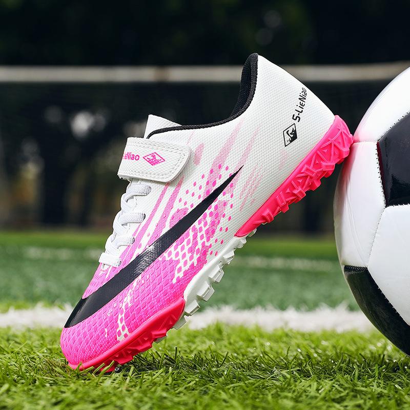 Football shoes children's men's student broken nails artificial grass women's professional game training new shoes light