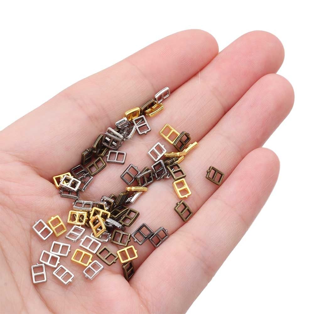 Mini Ultra-small Stuffed Toys Belt Buttons Doll Bags Accessories Tri-glide Buckle Diy Dolls Buckles