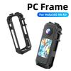 Protective Frame for Insta360 X4 Air with Dual Cold Shoe - Magnetic Quick-Release PC Shell for Selfie Stick Mount
