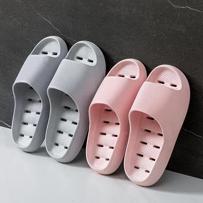 Slippers Super Soft Comofortable Flat Heel Slides Slippers Indoor Quick Dry Open Toe Non-slip Bathroom Slippers Outdoor Couples Beach Slippers