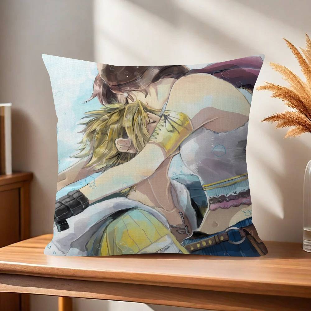 Decorative Room Aesthetics Pillow Case Home Decor Bedroom Sofa Bed Couch Pillow Cover x Game FFinal FFantasy X