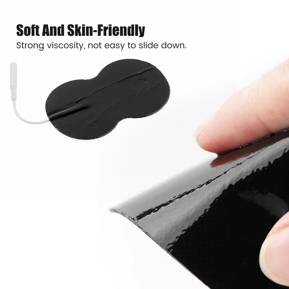 Electrode Pads Reusable Massage Patch for Tens Electrodes Digital Machine Massage 2mm Plug Body Massager Accessories