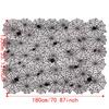 Lightweight Halloween Decoration Portable Spider Web Tablecloth Black Tablecloth  Event Decoration