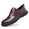 Fashion Leather Shoes For Man Genuine Leather Casual Shoes Fashion Business Oxford Shoes High Quality Designer Work Shoes