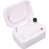 Bobbin Winder for Sewing,Electric Bobbin Winder, Automatic Bobbin Winder Portable White Plastic Bobbin Winder, Sewing Machine Bobbin Winder, Bottom