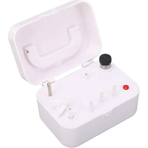 Bobbin Winder for Sewing,Electric Bobbin Winder, Automatic Bobbin Winder Portable White Plastic Bobbin Winder, Sewing Machine Bobbin Winder, Bottom