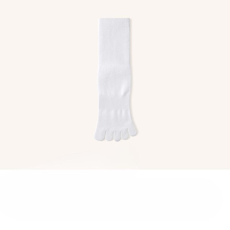 Male Autumn and Winter Cotton Anti Bacterial Deodorant Breathable Sweat In The Tube Five Finger Socks