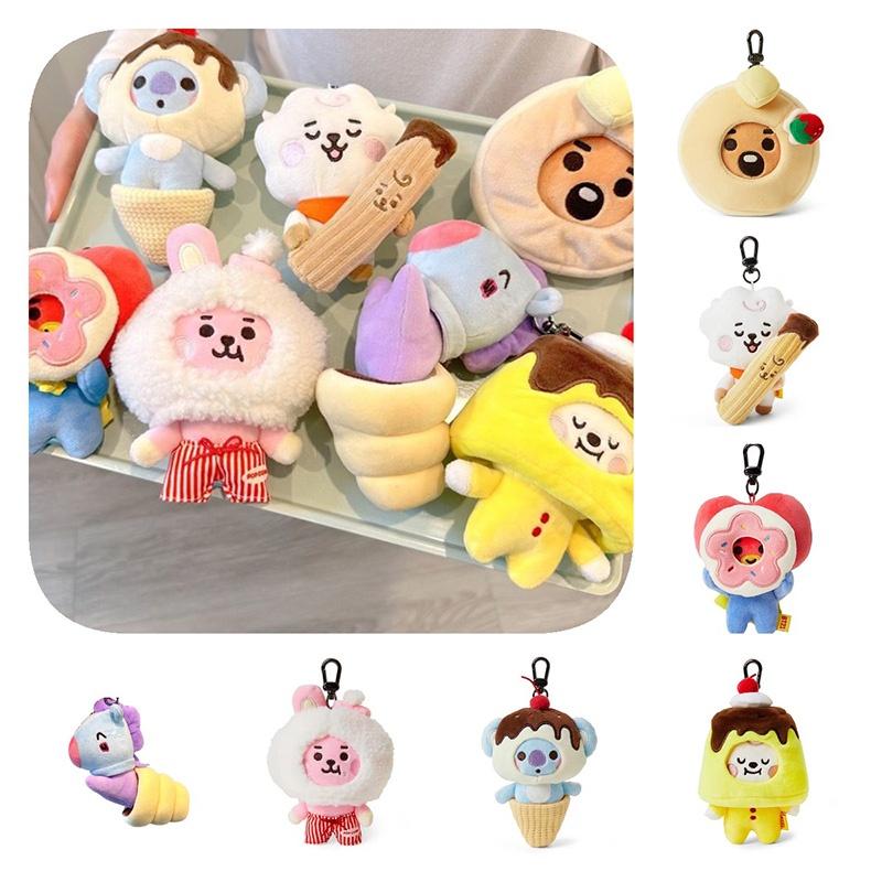 394in Bts Plush Keychain Animal Stuffed Doll Backpack Pendant Toy Fans Gift