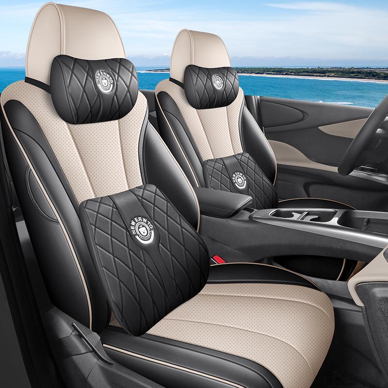 BYD 2025 Dolphin Intelligent Driving Seat Cover: Breathable, Perforated, All-Season, Full Surround Cushion