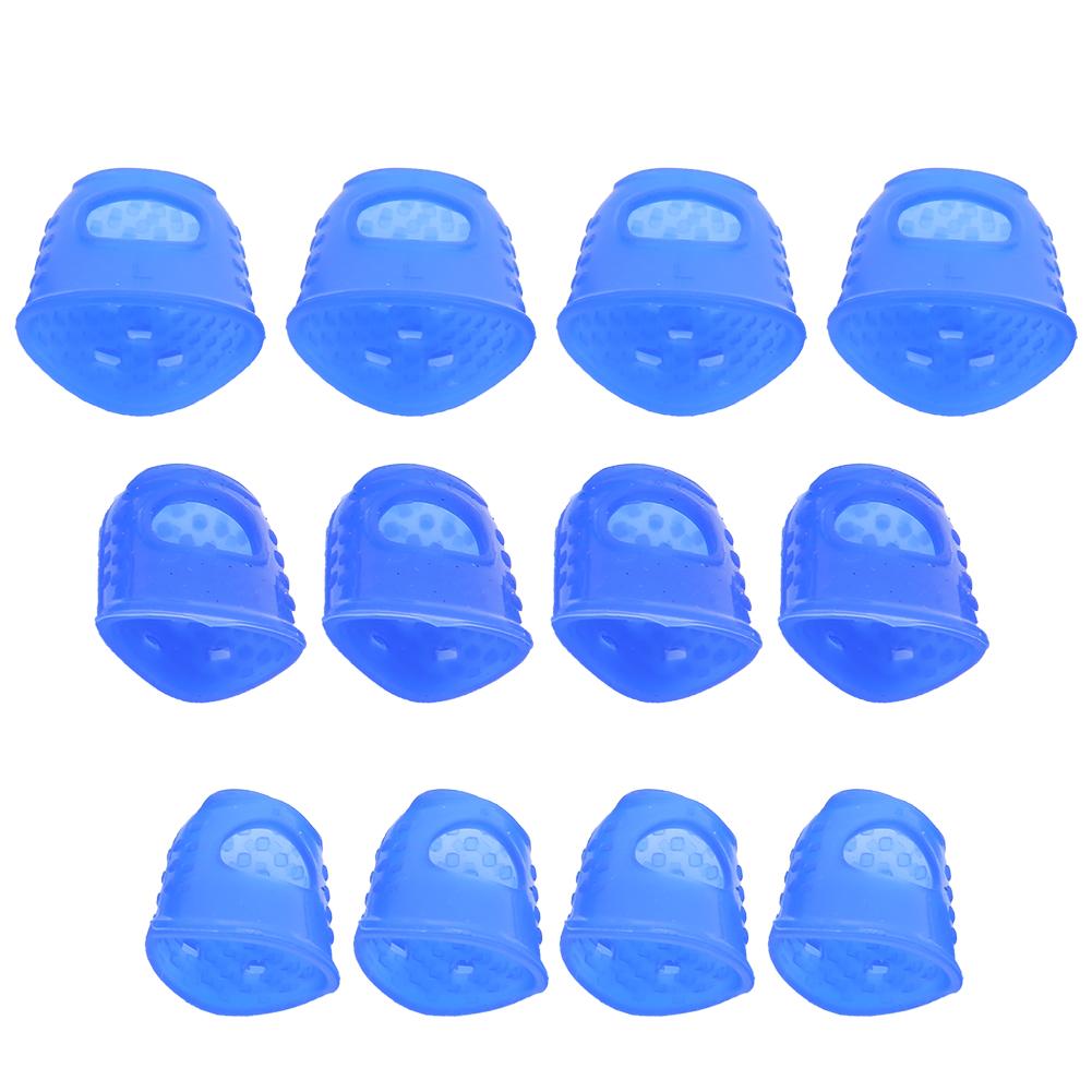 12Pcs Guitar Finger   Cover Silicone Fingertip Guards  or String Instrument Accessory