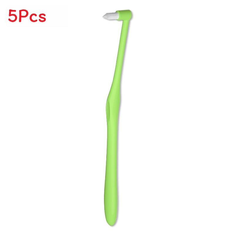 Manual Orthodontic Toothbrush With Soft Bristles For Whole Family Dental Cleaning