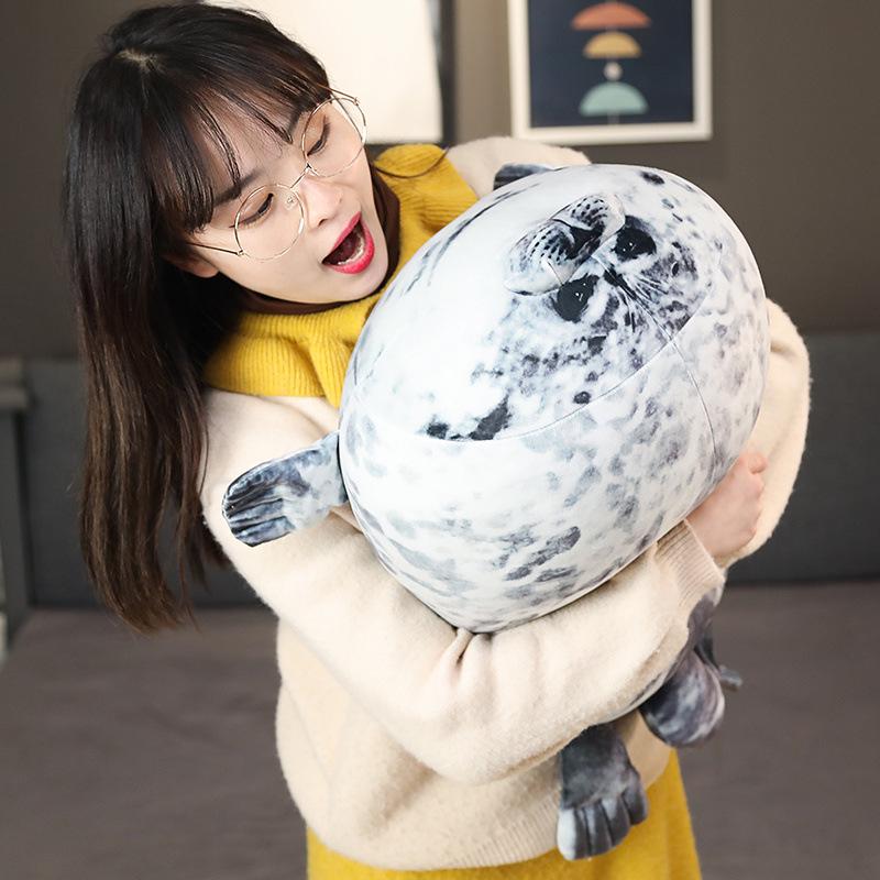 Osaka Spotted Seal Pillow Plush Toy
